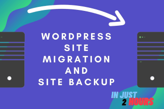 do wordpress site migration and site backup