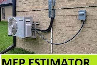 do mep and hvac, cost estimation with quantity takeoff and material takeoff