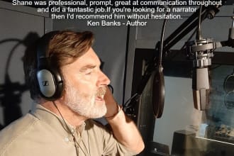 narrate your audiobook in english brilliantly