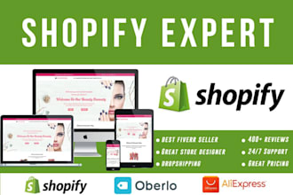 create a shopify dropshipping store