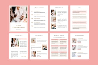 design a stunning ebook, workbook, checklist in canva