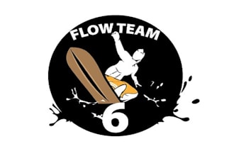 design a pro flowrider team logo in 1 day