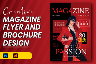 design professional magazine layout, lookbook, booklet and catalogue