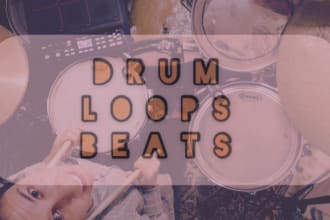 create drum beats loops, electronics, lofi, hip hop, boombap