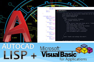 program in auto lisp for autocad bricscad