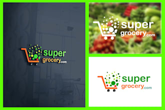 be your professional grocery shop logo creator in 12 hrs