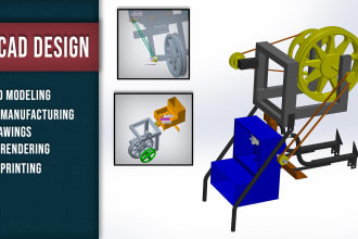 provide expert cad modeling and mechanical design for industrial parts