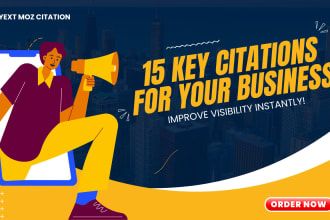 provide 15 key SEO citations for your business