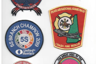 provide custom embroidered patches with shipping