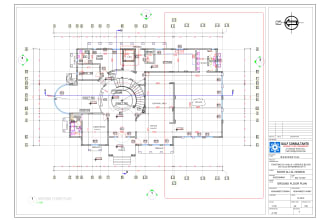 draw architectural floor plan,site plan,elevation in autocad