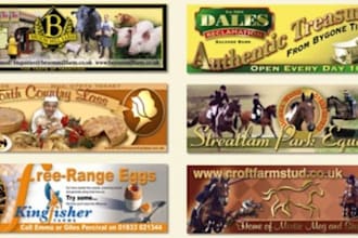 design a professional Banners and Posters