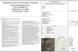 do solar pv plus storage permit plans drawing