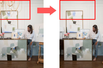 remove objects, backgrounds, people, logo, text from a photo