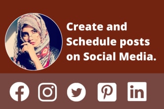 create manage and schedule your social media posts