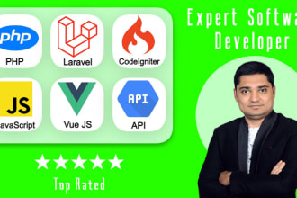 best PHP, laravel, codeigniter, vue js software developer
