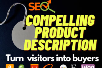 write optimized product description for amazon, shopify, etsy, ebay etc