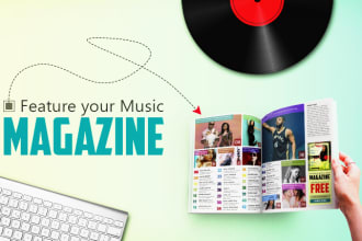 feature your music in a popular digital music magazine