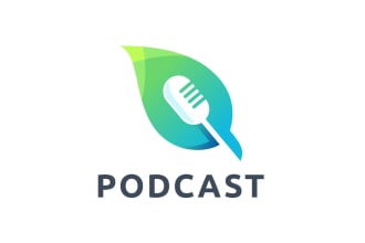design creative podcast logo with satisfaction guaranteed