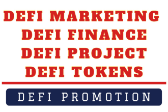 do defi marketing tokens or project on the targeted audience