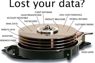 do data recovery from hard drives, usb disks, emails etc