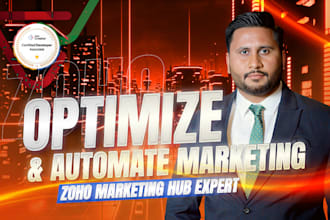 setup and optimise zoho marketing hub and zoho campaign