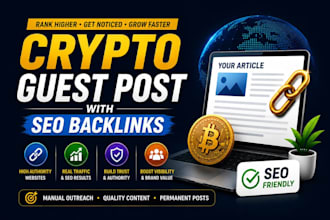 publish crypto guest posts with SEO backlinks