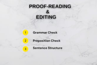 enhance and edit your letter professionally
