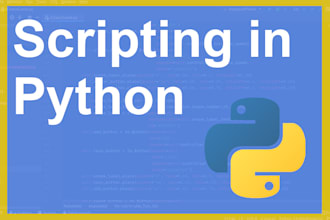 write python scripts for automating tasks