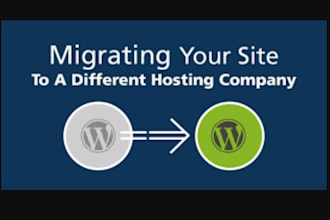 transfer or migrate  wordpress website