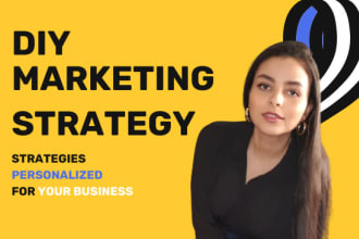 create a DIY marketing strategy plan and consult on digital marketing