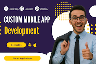 develop custom mobile app development ios and android
