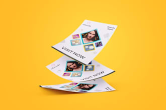 create beautiful flyers posters and brochures