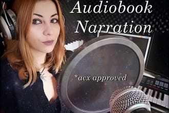 narrate your audiobook nonfiction female voice acx
