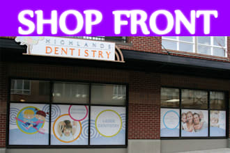 design creative unique professional store front