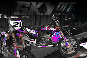 design a professional mx motorcycle for you