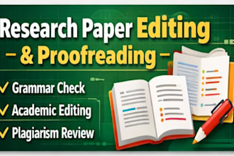 edit and proofread research papers thesis and journal articles
