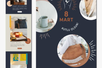 design a newsletter campaign, template, email marketing