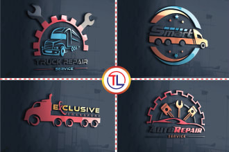 do an elegant automotive,transport,logistics, car repair and trucking logo
