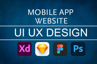 手机应用UI UX设计，网站UI UX设计figma应用