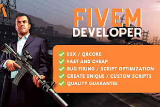 create custom fivem scripts for esx, qbcore, and qbox