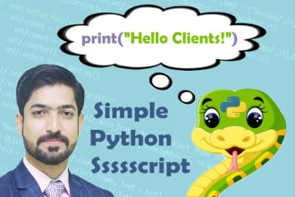 write python script python gui python code
