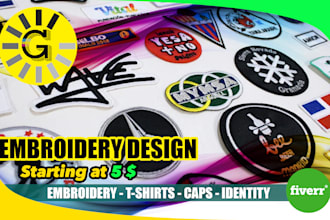 scan any machine embroidery design for you