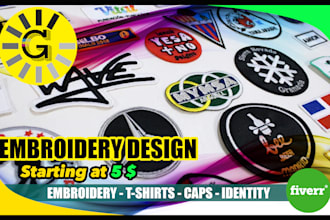 scan any machine embroidery design for you