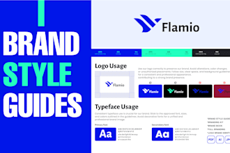 do full branding kit, brand identity and brand style guide book with logo design