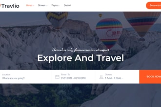 develop hotel booking, vacation rental, tour, travel, or airbnb clone website