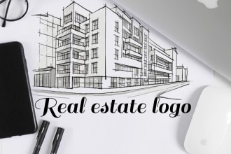 create a good lookin, modern and cheap real estate logo