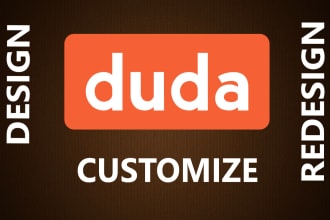 create customize design duda cms website