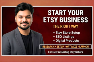 do etsy store setup, etsy digital products, etsy seo listings