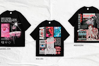make streetwear tshirts or posters for you