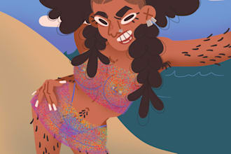 create spicy adult illustrations